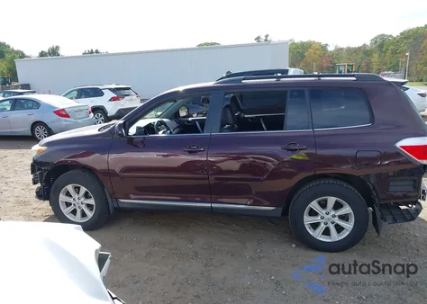 2012 Toyota Highlander Se V6 z USA, uszkodzony, nr VIN 5TDBK3EH1CS173823